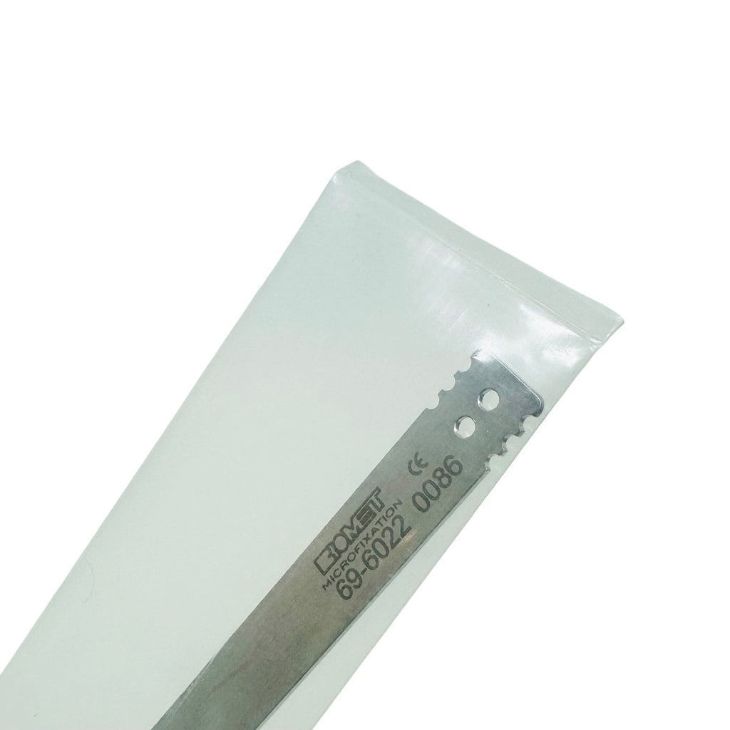 Biomet 69-6022 Microfixation Plate 8.63in / 22cm Instrument