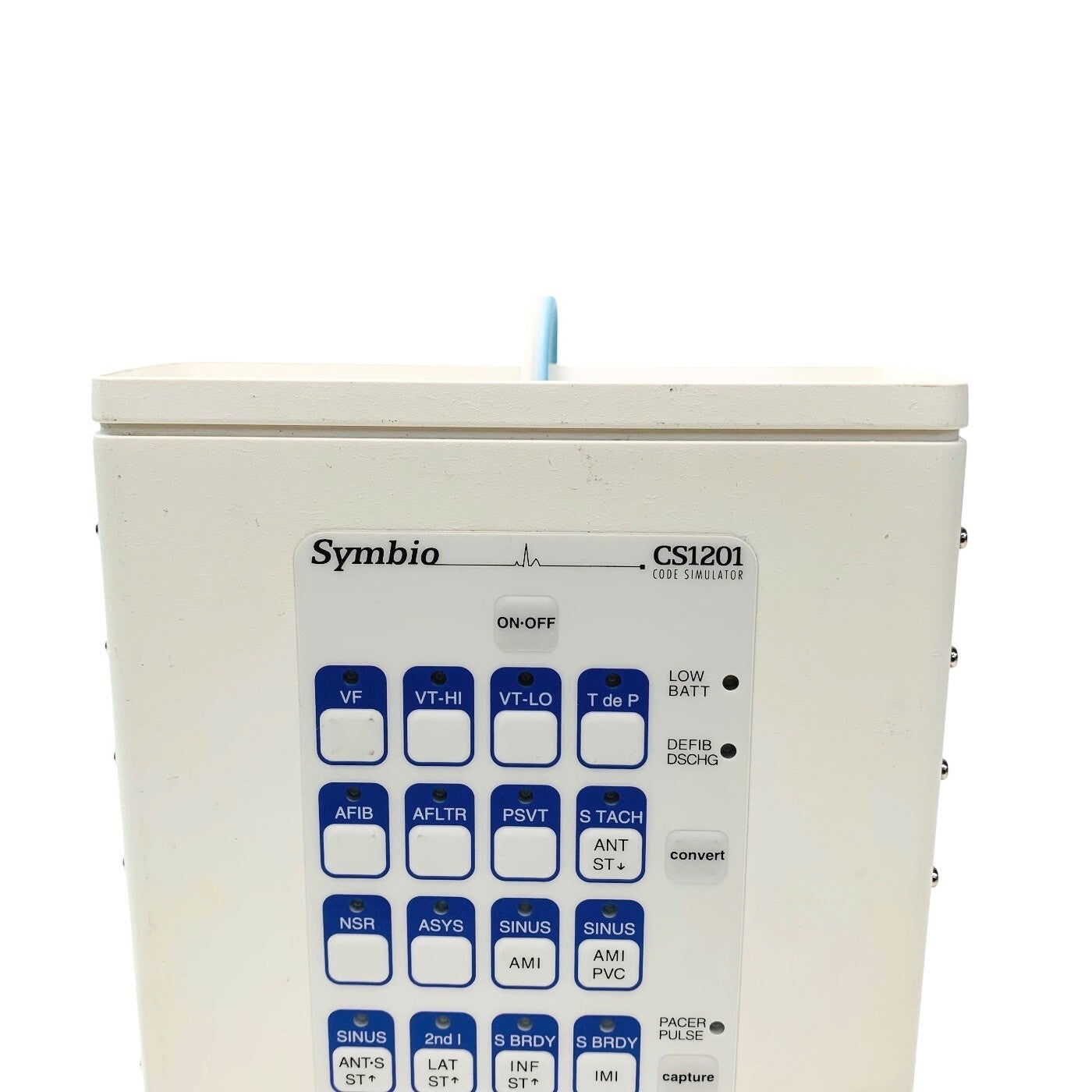 Symbio REF CS1201, 12 LEAD ECG CODE SIMULATOR WITH CONNECTOR