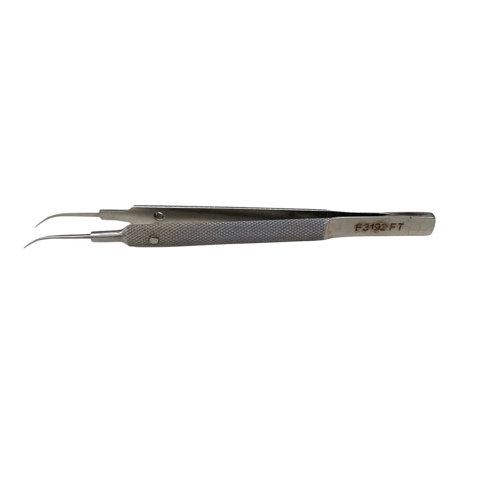 Storz E3192FT Girard Fine Tying Forceps Curved 5mm Platform Ophthalmic Surgical