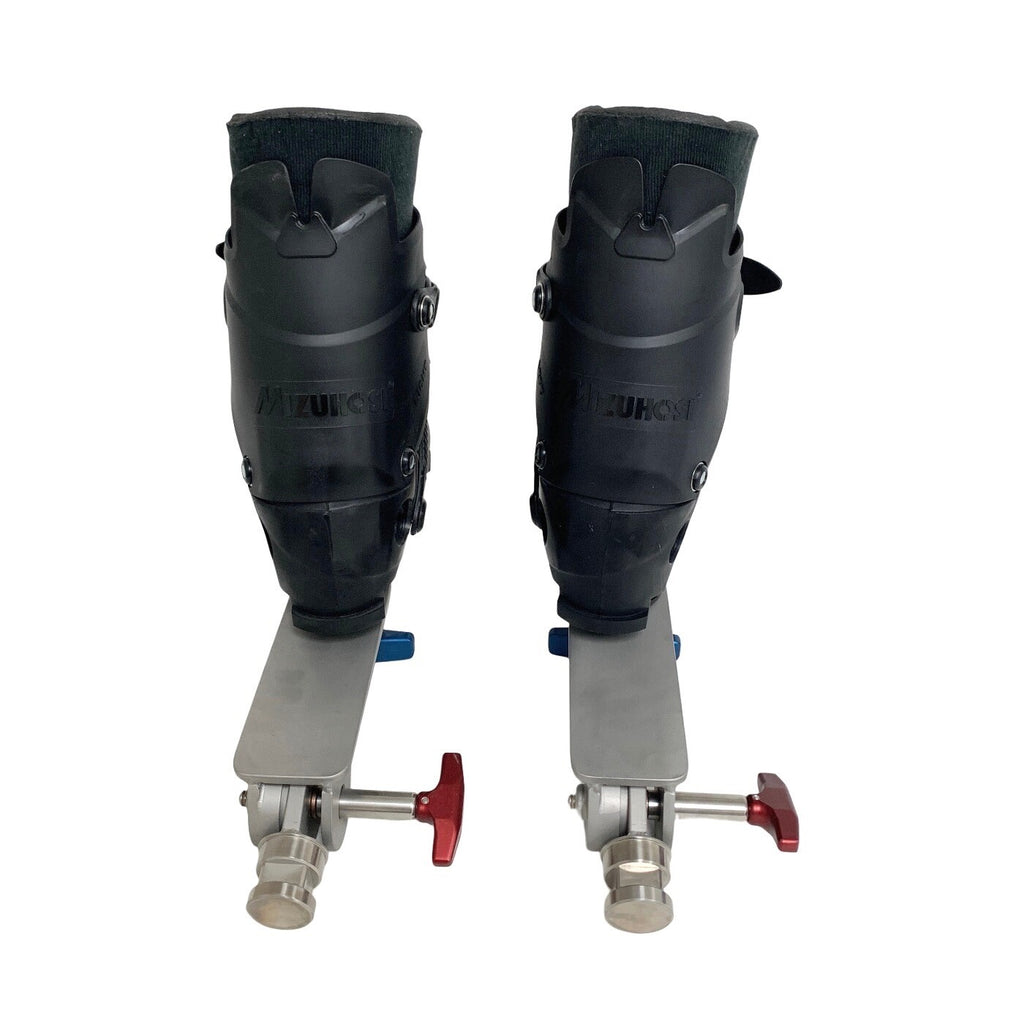 Mizuho OSI REF 5855-864, P-2 RIGHT/LEFT TRACTION BOOT, LARGE, PAIR w/ FOOT PLATE