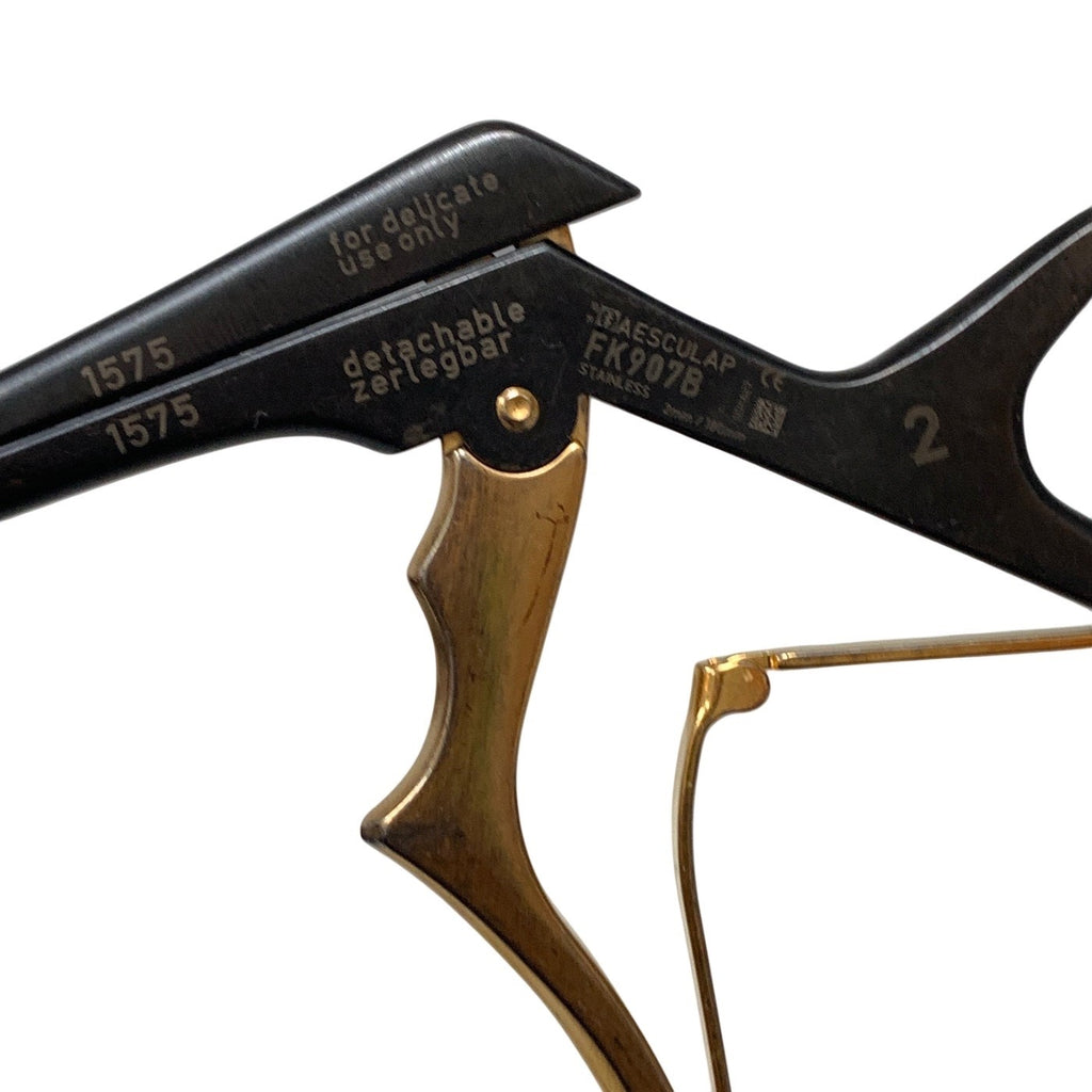 Aesculap FK907B 2mm Kerrison Bone Punch 130 Up Noir Thin Footplate 180mm Rongeur