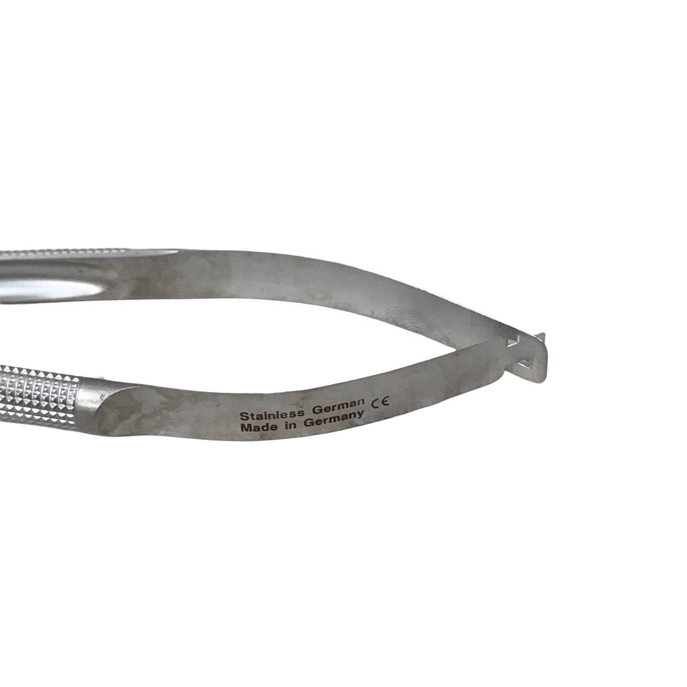ASSI REF BS-15-8 Microsurgical Needle Holder 15cm Straight 0.4mm Tip No Lock