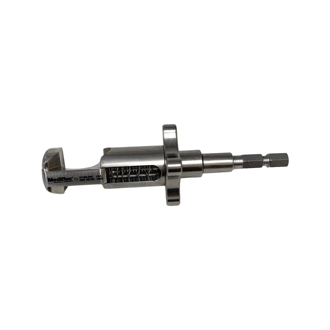 Mediflex 69706 Stainless Steel Adjustable Holding Tip Hex Fitting Surgical Clamp