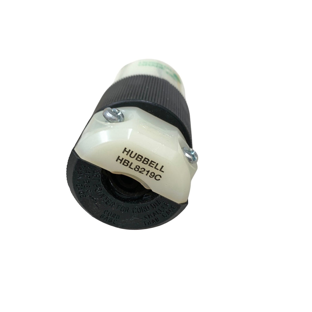 Hubbell Ref HBL8219CT Hospital Grade Connector 15A 125V NEMA 5-15R Insulgrip