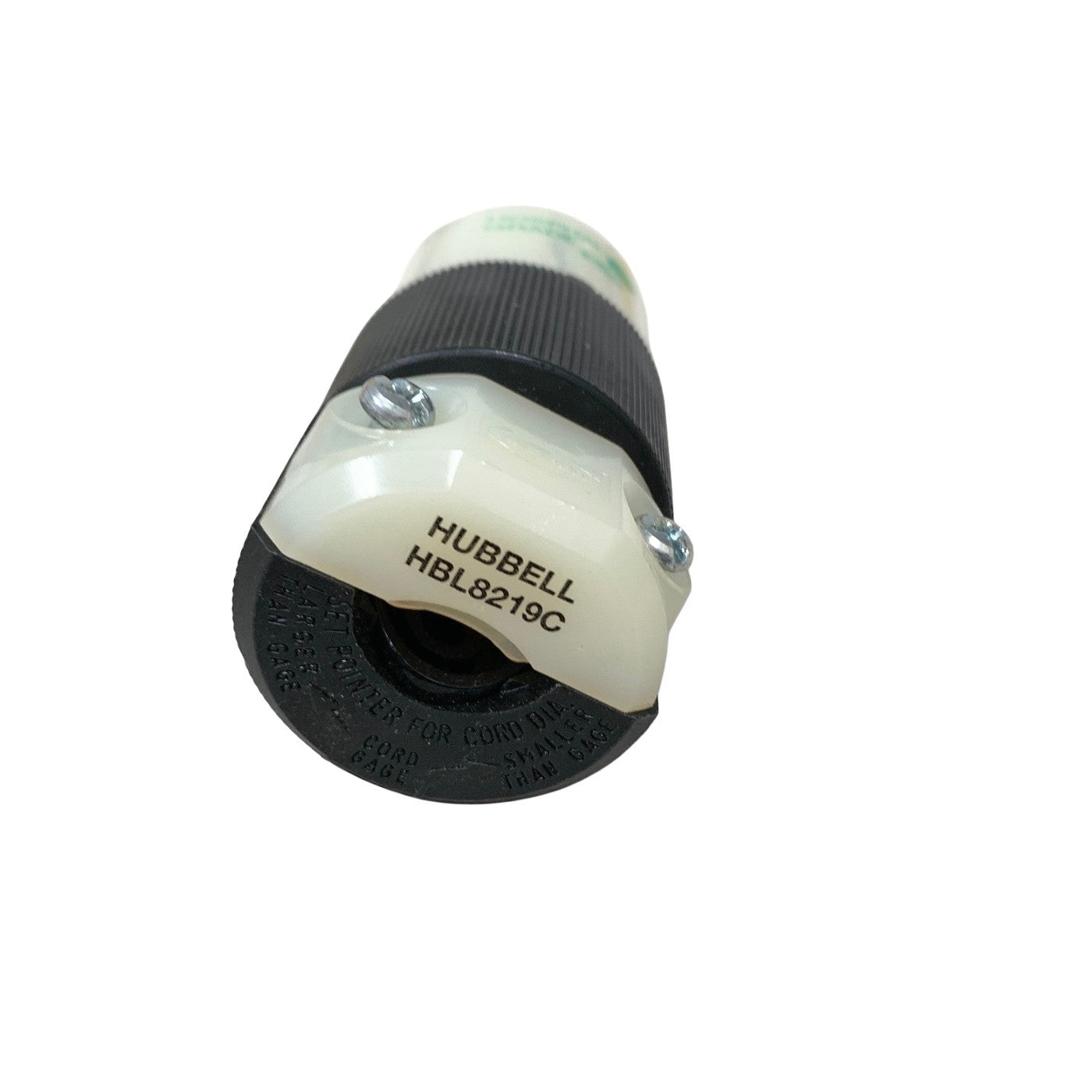 Hubbell Ref HBL8219CT Hospital Grade Connector 15A 125V NEMA 5-15R Insulgrip