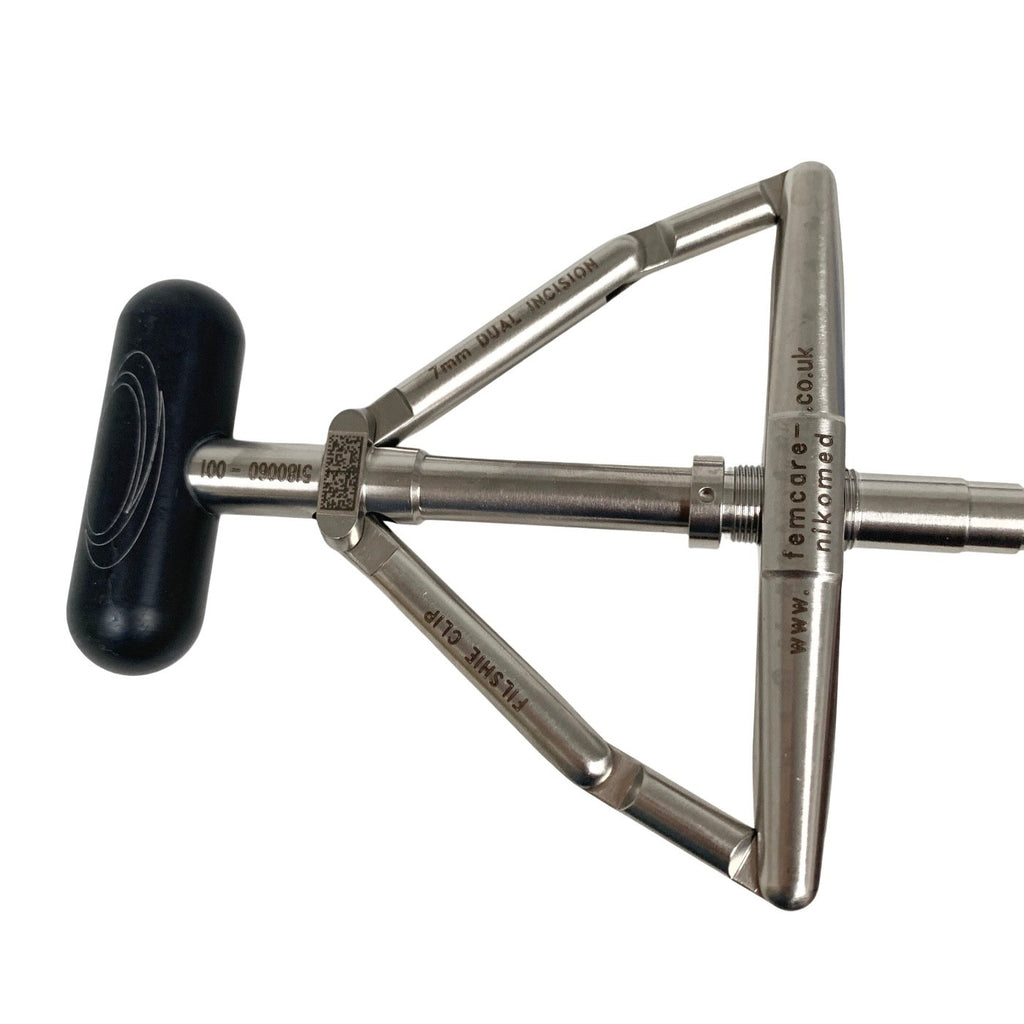 Femcare Nikomed 5180060-001 7mm Filshie Dual Incision Clip Applier w/ access.