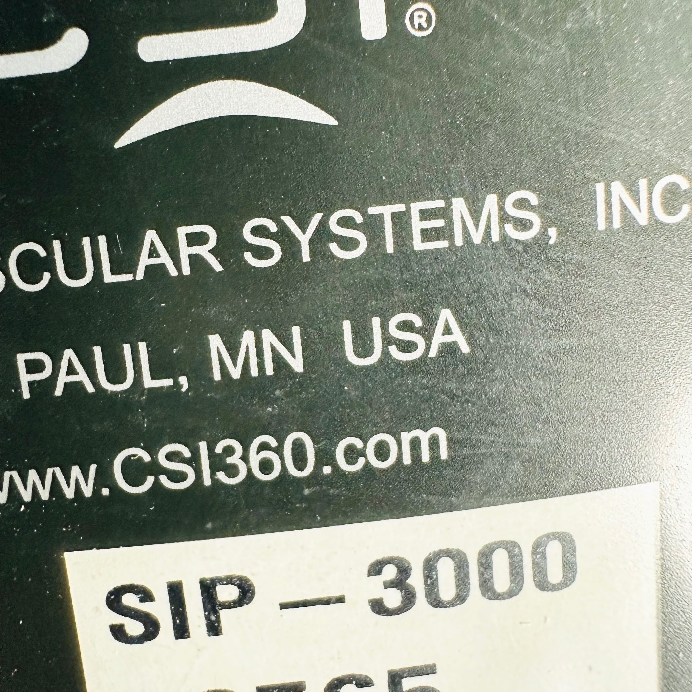 CSI SIP-3000 Saline Fluid Pump Instrument