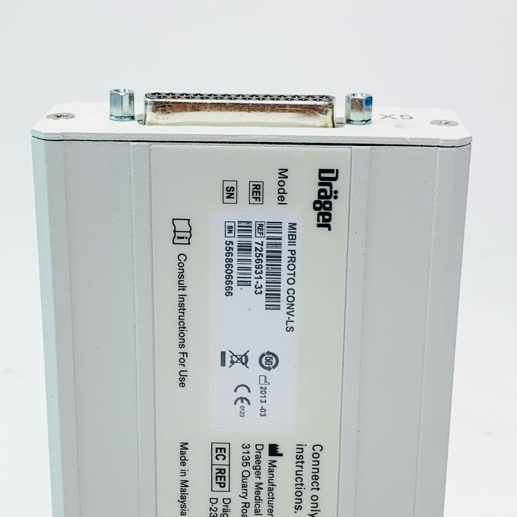 Drager REF 7256931-33, MIBII PROTO CONV-LS, DEVICE CONNECTIVITY