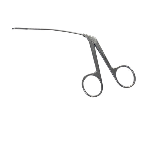 Aesculap OG344R Micro Laryngeal Alligator Forceps 0.8x1.3mm Curved ENT Surgical