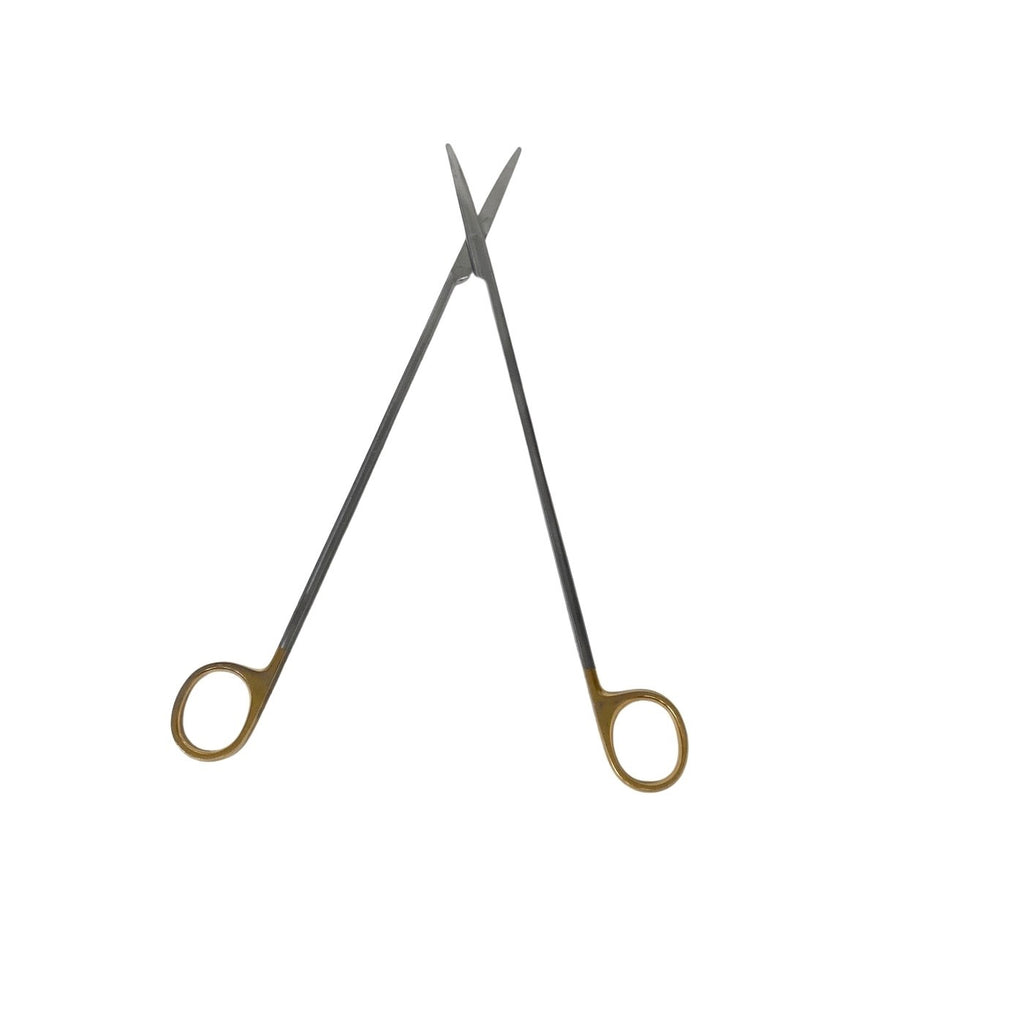 Aesculap BC282R, Metzenbaum Scissors 9" Curved Tungsten Carbide TC Surgical Tool
