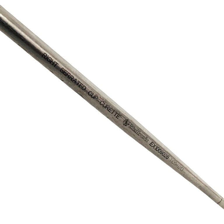 Medtronic REF EX1009026, RIGHT SERRATED CUP CURETTE