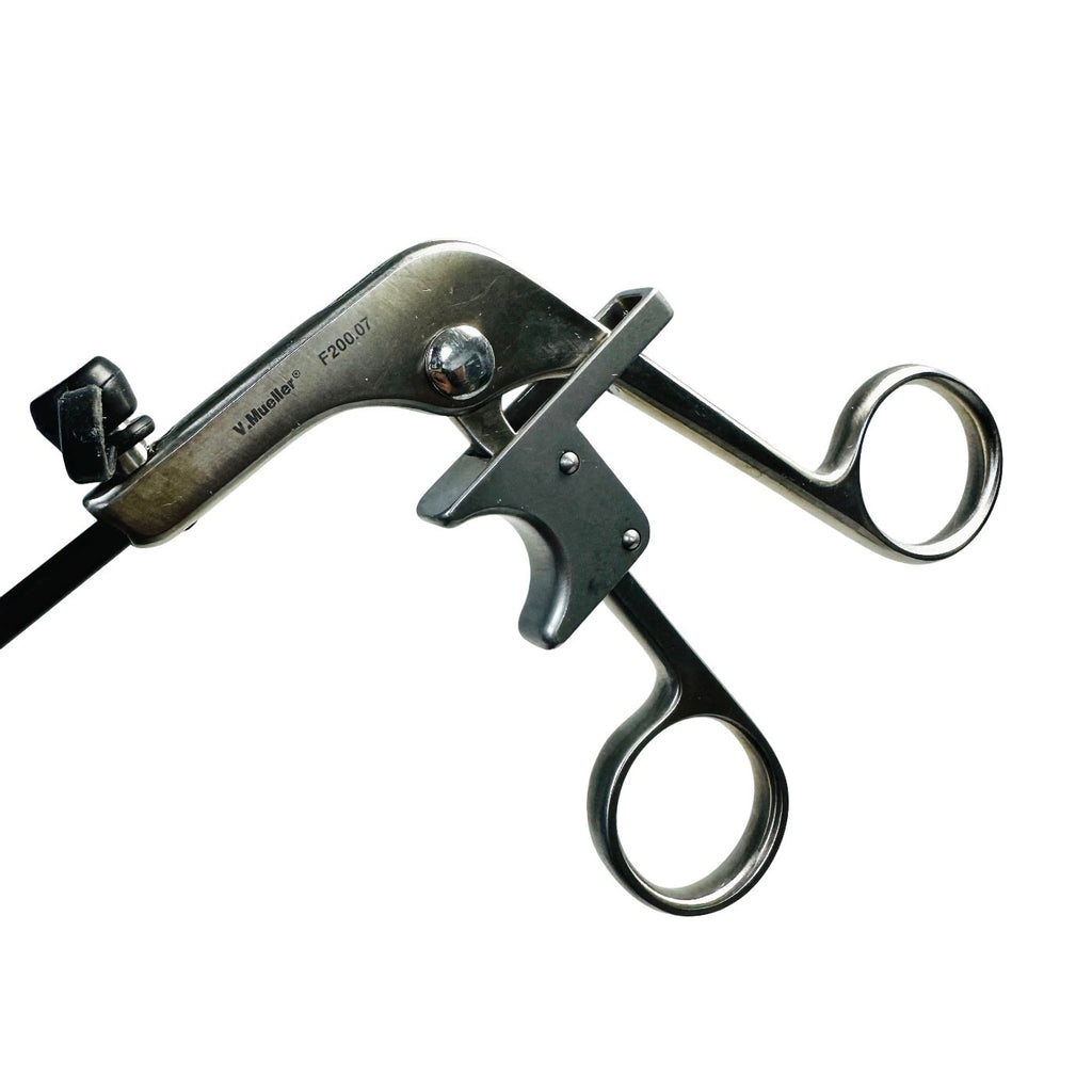 V. Mueller F200.07 5 mm Wave Grasper w/ Slide Ratchet Handle Instrument