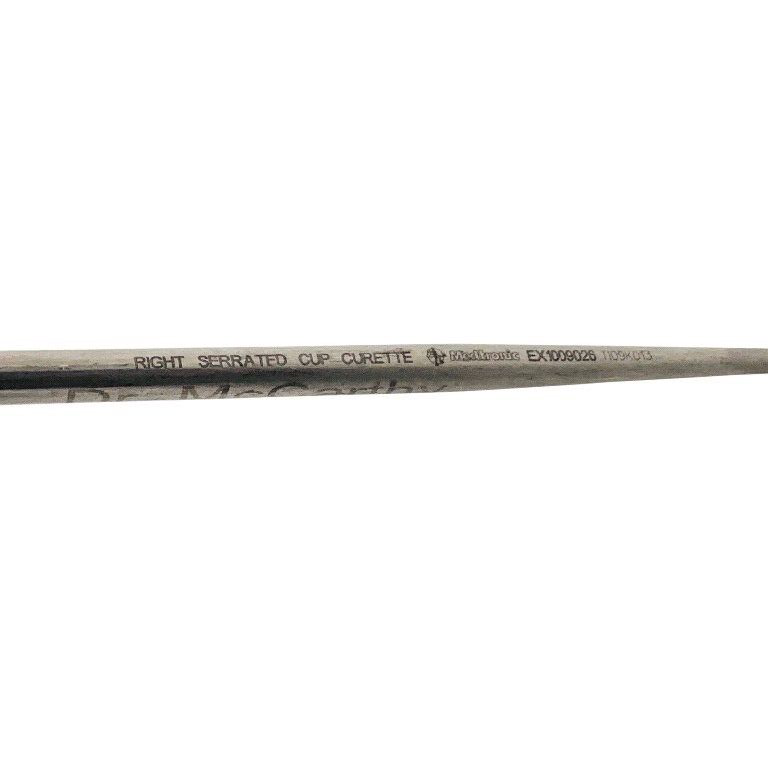 Medtronic REF EX1009026, RIGHT SERRATED CUP CURETTE