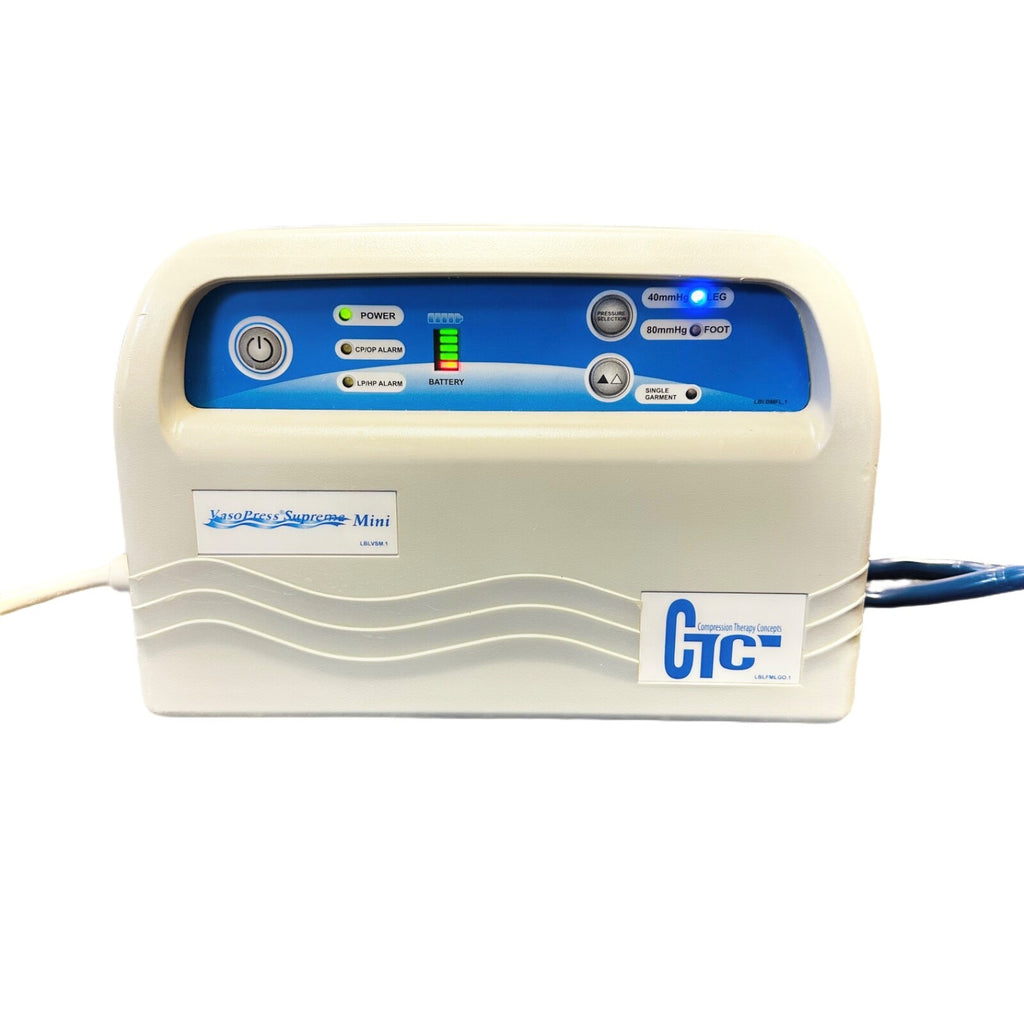 VasoPress VP500DM Mini Supreme DVT Pump with Tubing