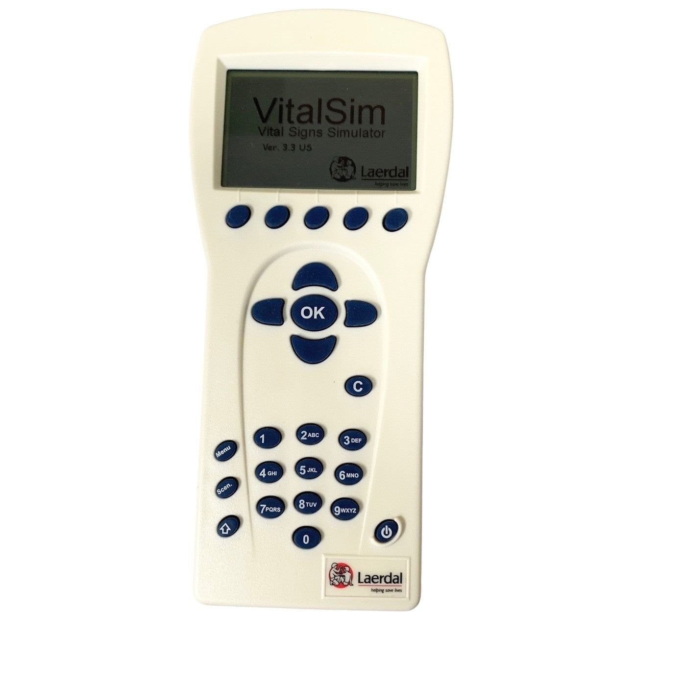 Laerdal VitalSim Vital Signs Simulator FST1908 w/ FST1909 Remote & Case
