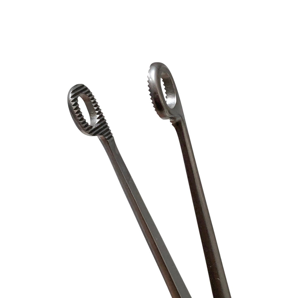 AESCULAP REF AN381R Catheter Introducing Forceps Magill 9-3/4 Inch, Adult Angled