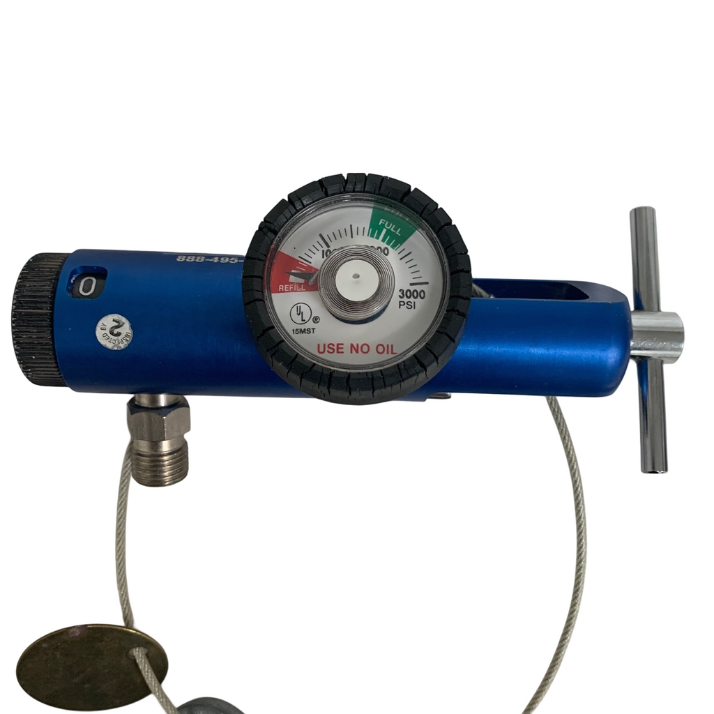 B.E.S.T OXYGEN TANK REGULATOR 0-15LPM LOT OF 2