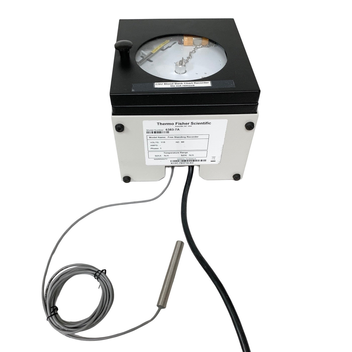 Thermo Fisher Scientific Ref 6383-7A Free Standing Recorder 115V