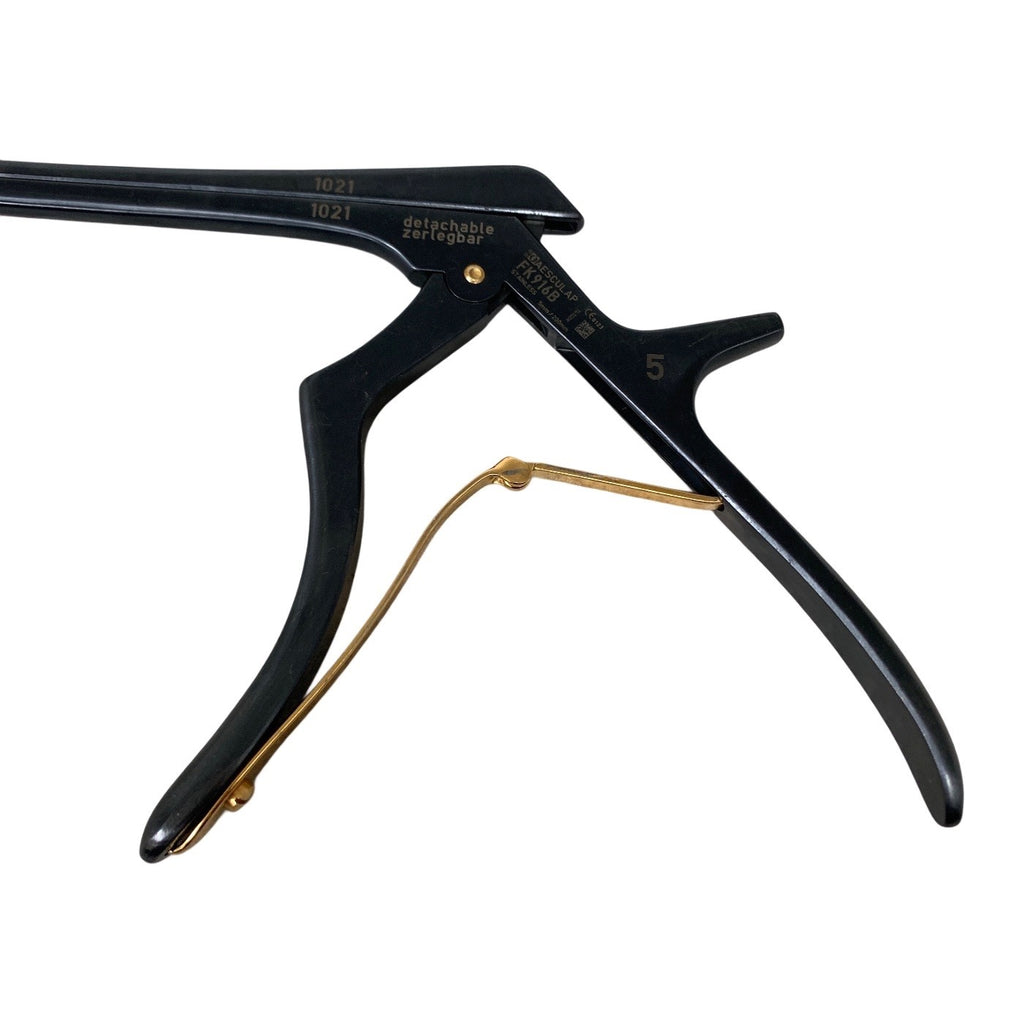 Aesculap FK916B Noir Kerrison Bone Punch 5mm 130° Up 200mm Detachable Rongeur
