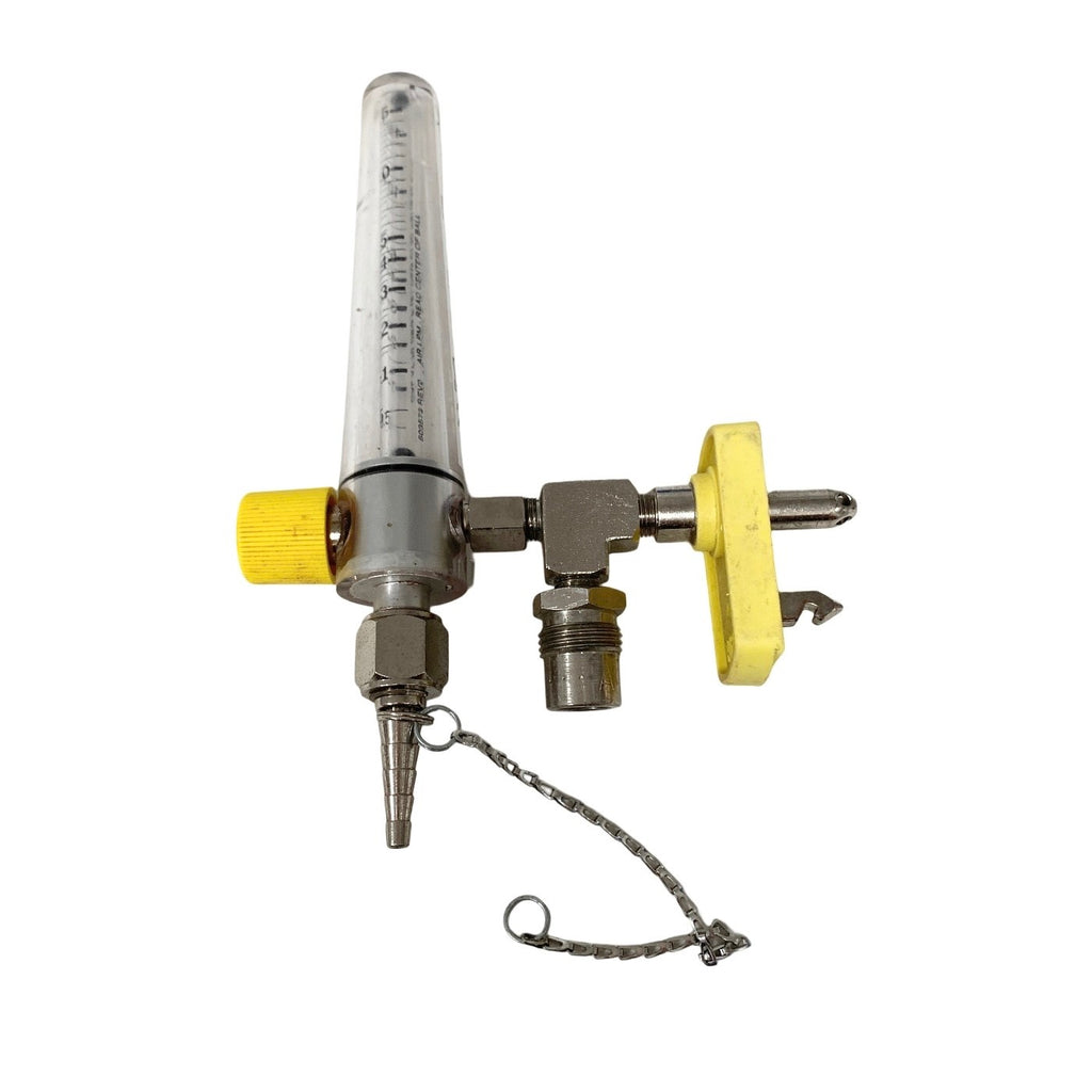 Precision Medical Model 8MFA, AIR Flowmeter, MALE MEDICAL FITTING, 44-57 LPM