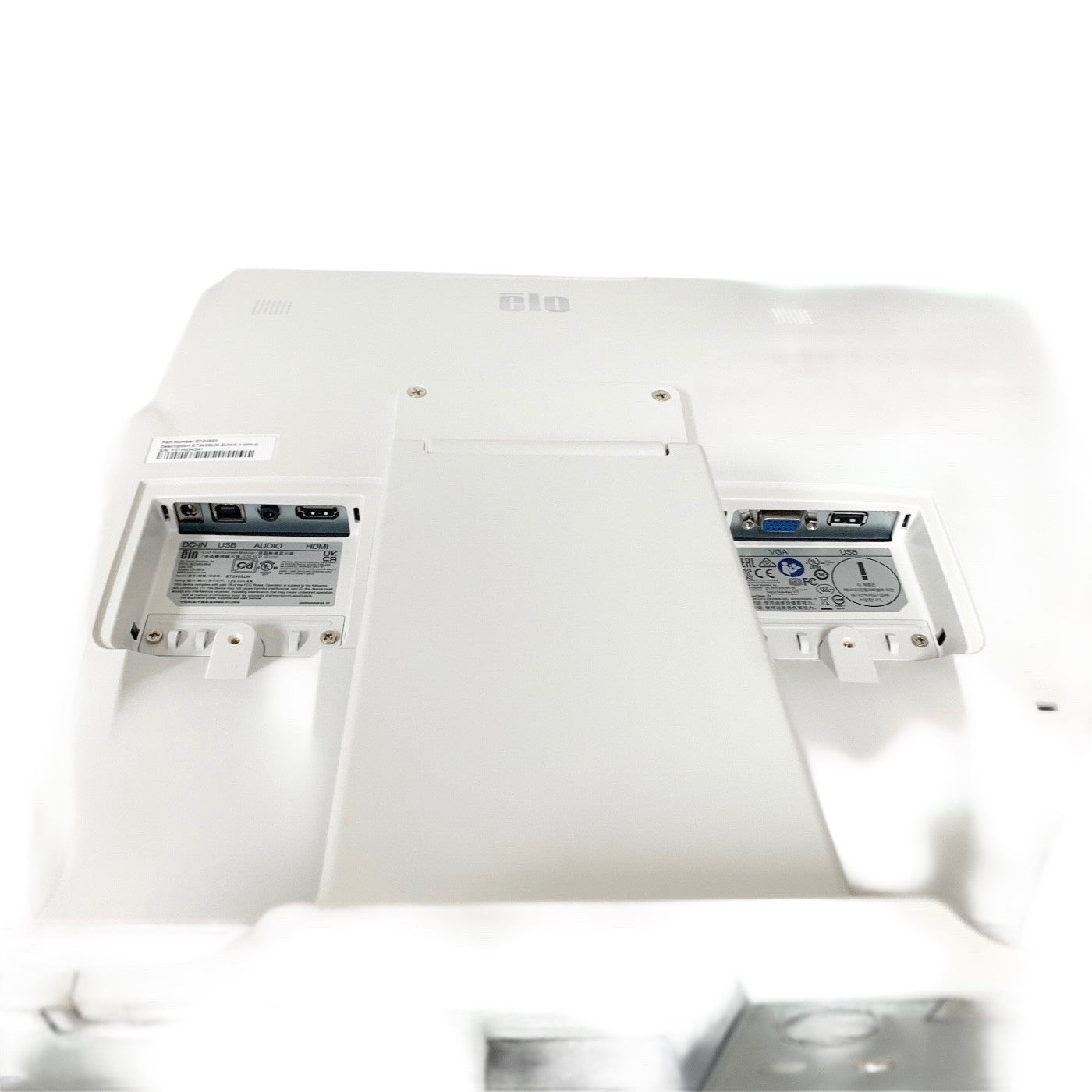 Elo ET2403LM 24" Medical Grade Touchscreen Monitor ET2403LM-2UWA-1-WH-G White