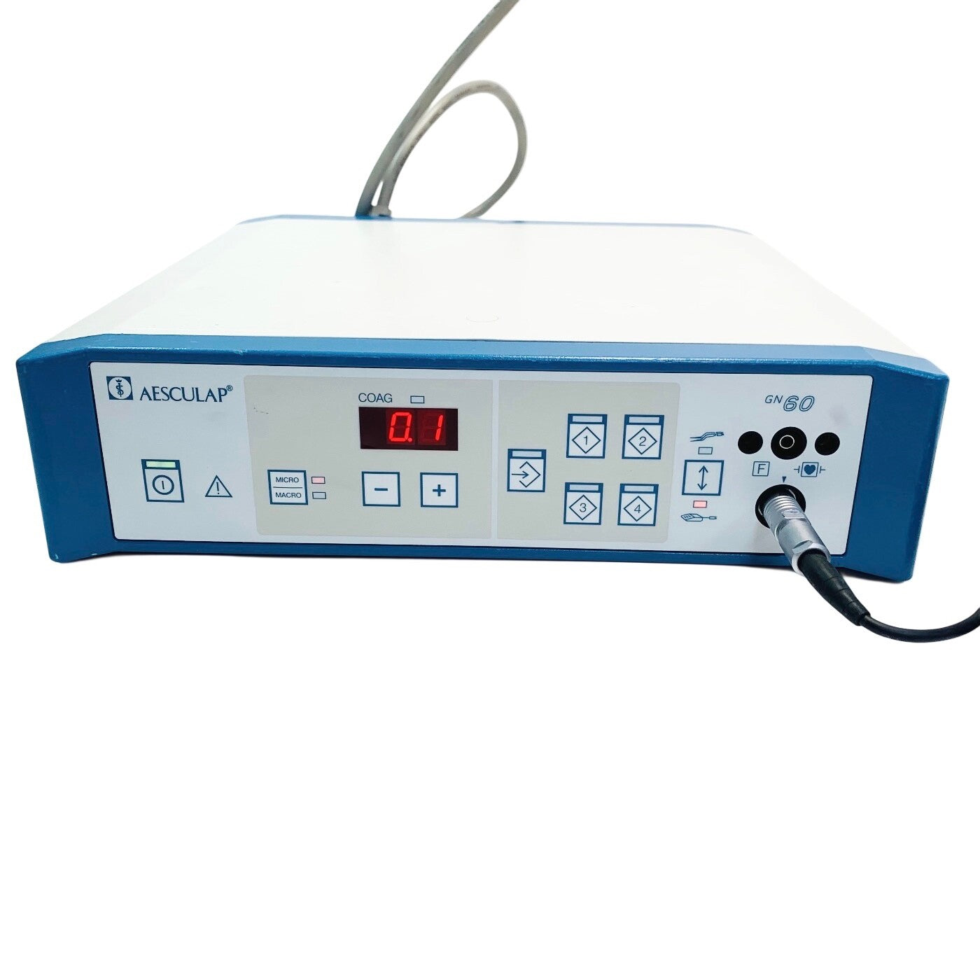 Aesculap REF GN60 HIGH FREQUENCY GENERATOR w/ MARQUARDT REF 2410.0401 FOOTSWITCH