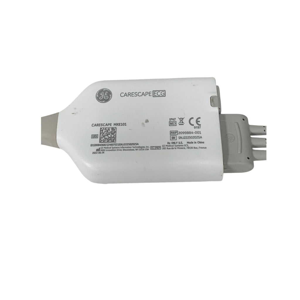 GE REF 2099884-001, CARESCAPE MKE101 ECG MODULE WITH 3 LEAD CONNECTOR