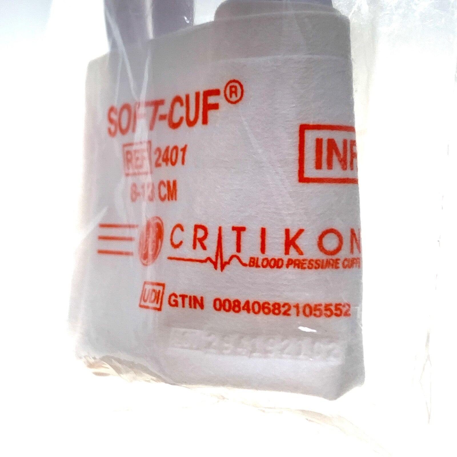 GE Critikon REF 2401, 8-13CM SOFT-CUF for Infant, NEW