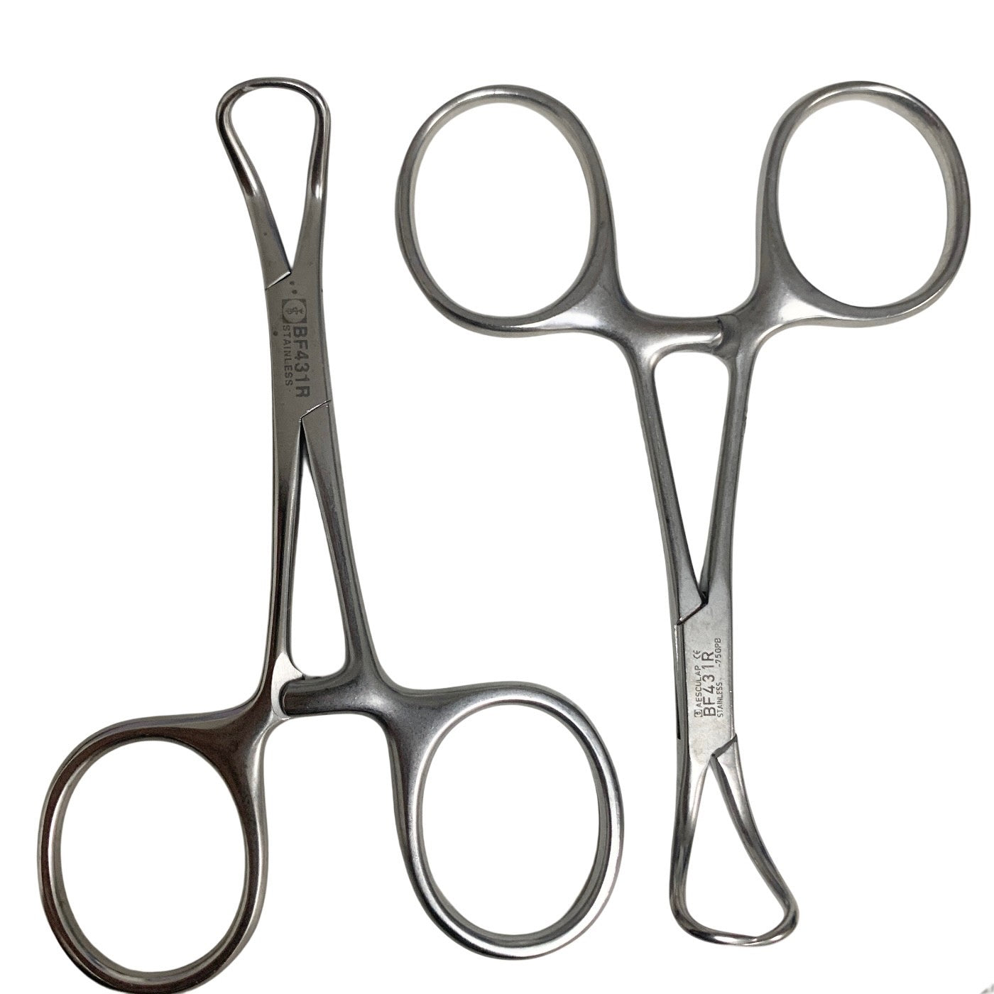 Aesculap BACKHAUS Towel Clamp LOT OF 4. BF431R AND BF433R