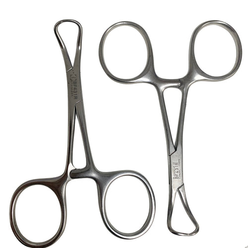 Aesculap BACKHAUS Towel Clamp LOT OF 4. BF431R AND BF433R
