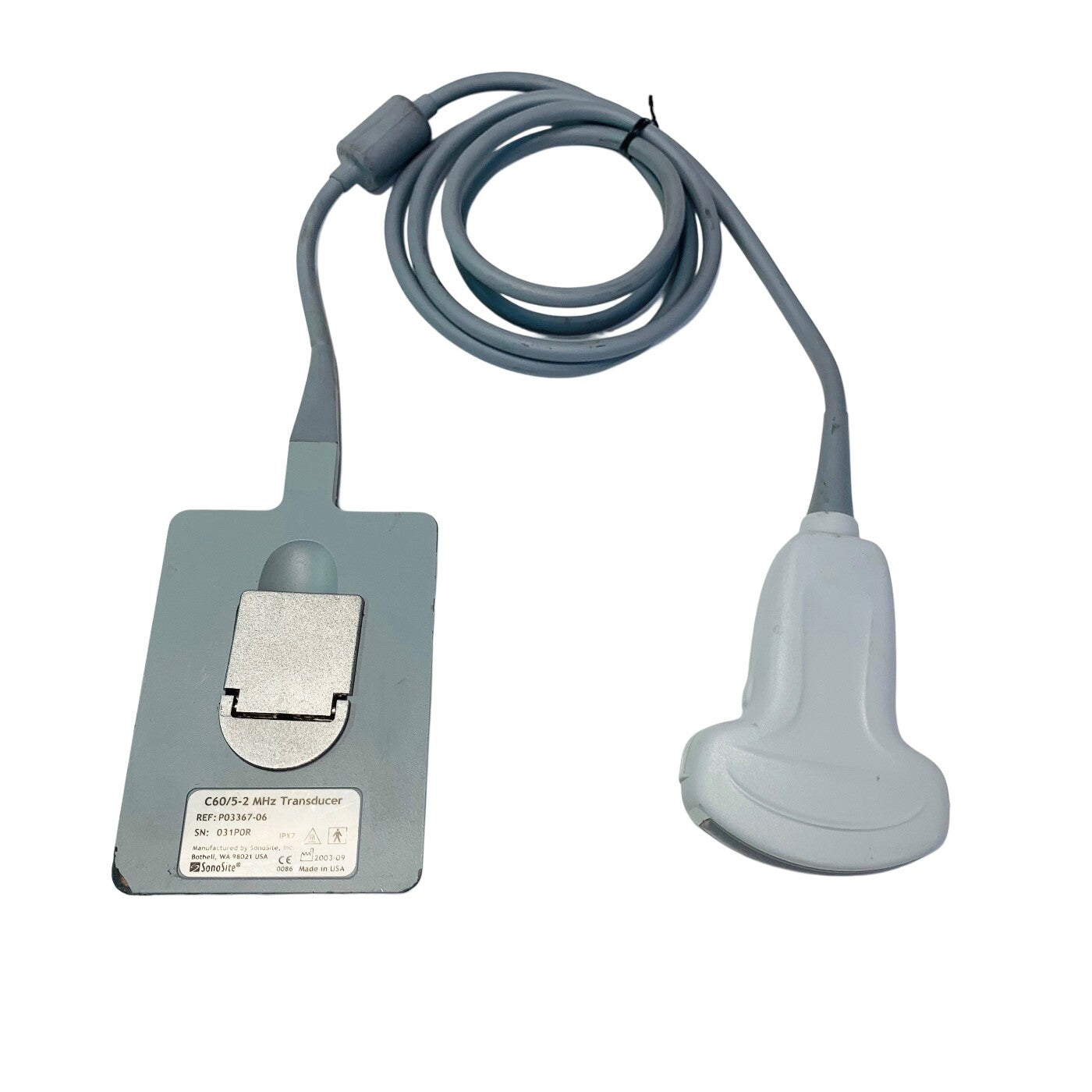 Sonosite REF P03367-06, C60/5-2 MHz ULTRASOUND Transducer