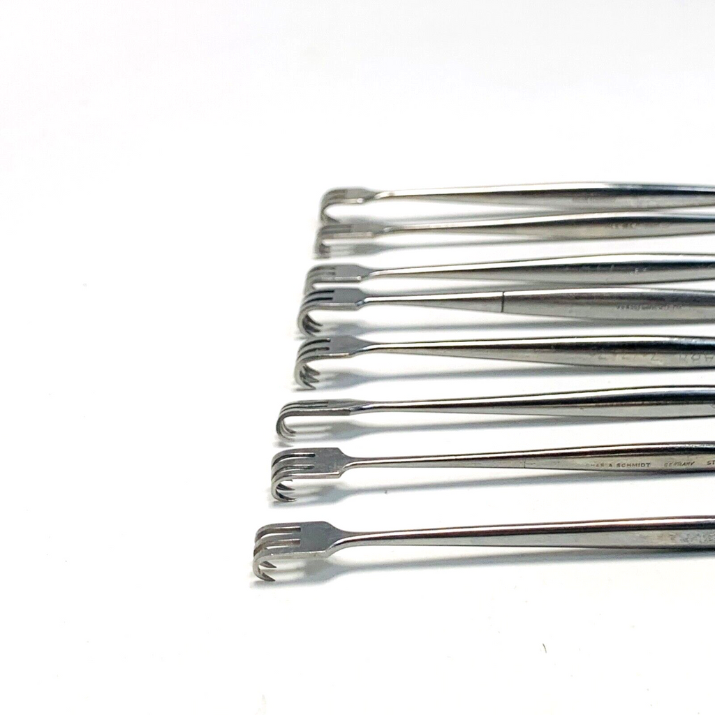LOT OF 8 SURGICAL SENN RETRACTOR DOUBLE ENDED