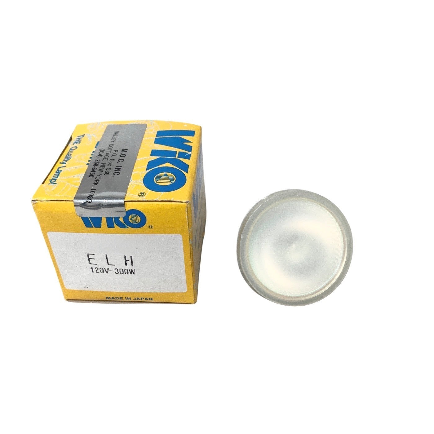Wiko ELH 120V 300W Projection Lamp Bulb - Made in Japan - NEW