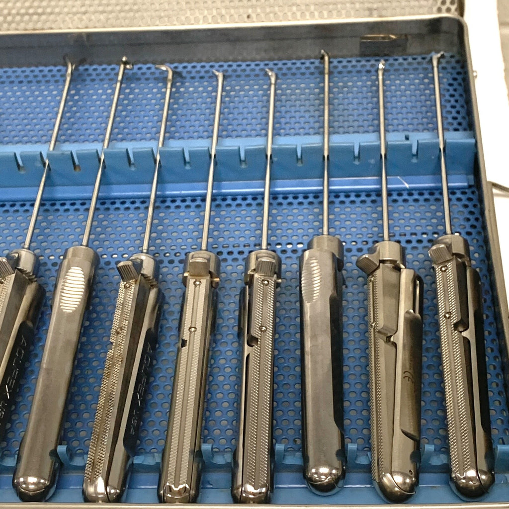 Acufex Mensical Punch & Rotary Punch Forceps Set of 17 w/ Tray