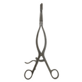 Jarit 205-210 Beckman Thyroid Retractor 12-3/8" Hinged 4x4 Sharp Prongs
