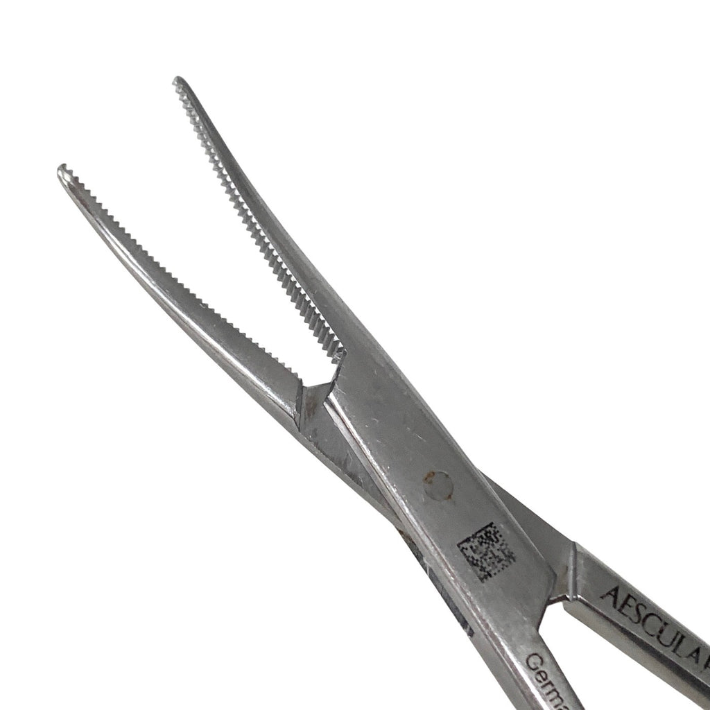 Aesculap BH233R Julian Thoracic Artery Forceps Curved CVD Jaw 9-3/8" Surgical