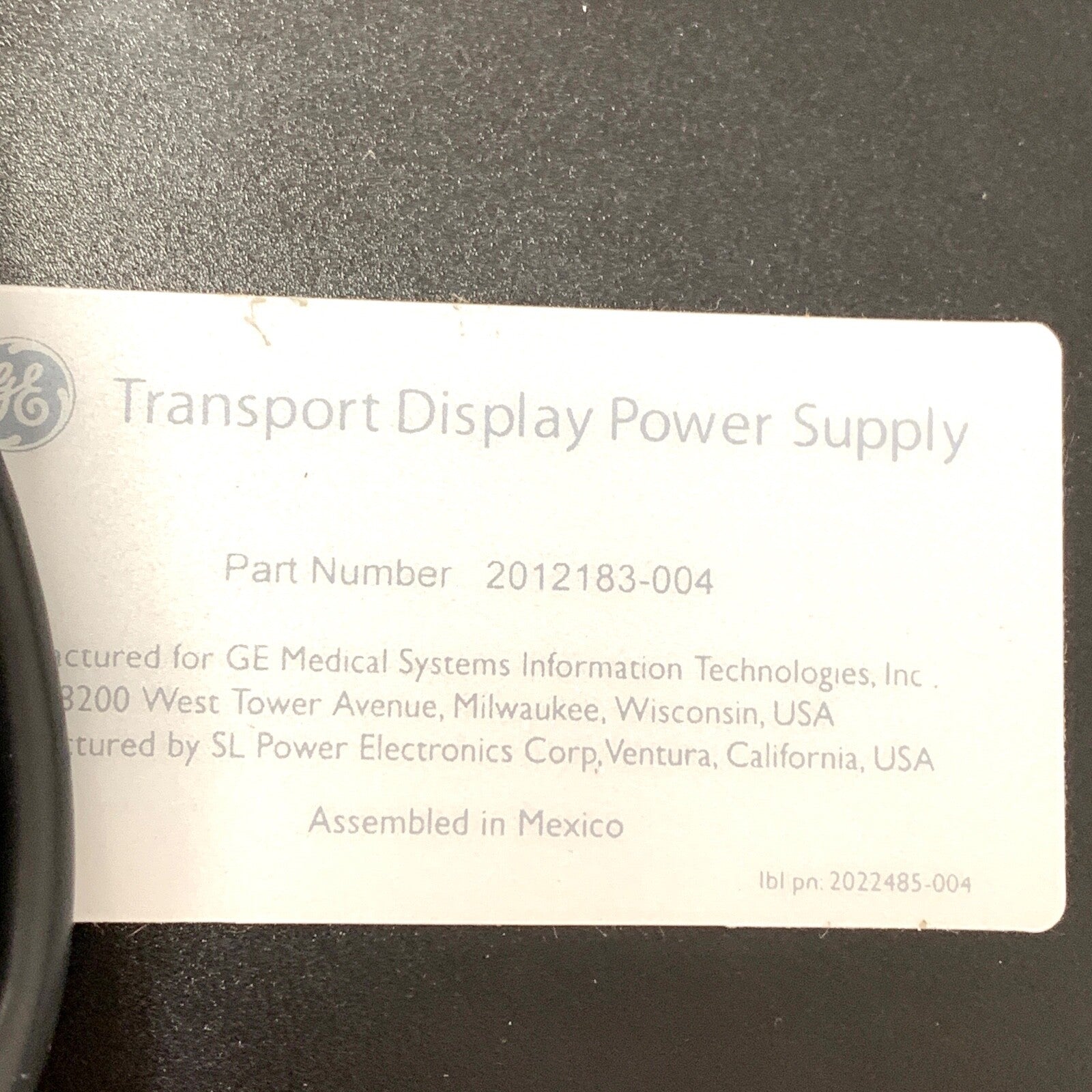 GE REF 2030924-003, PDM Service Adapter Kit