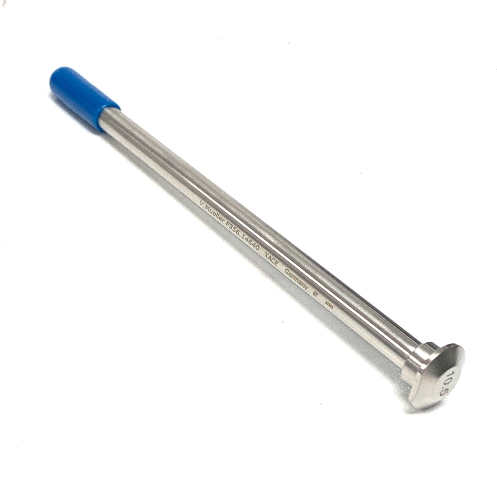 V. Mueller REF F356.14640, 10.5mm Trocar, Sharp 110mm Long