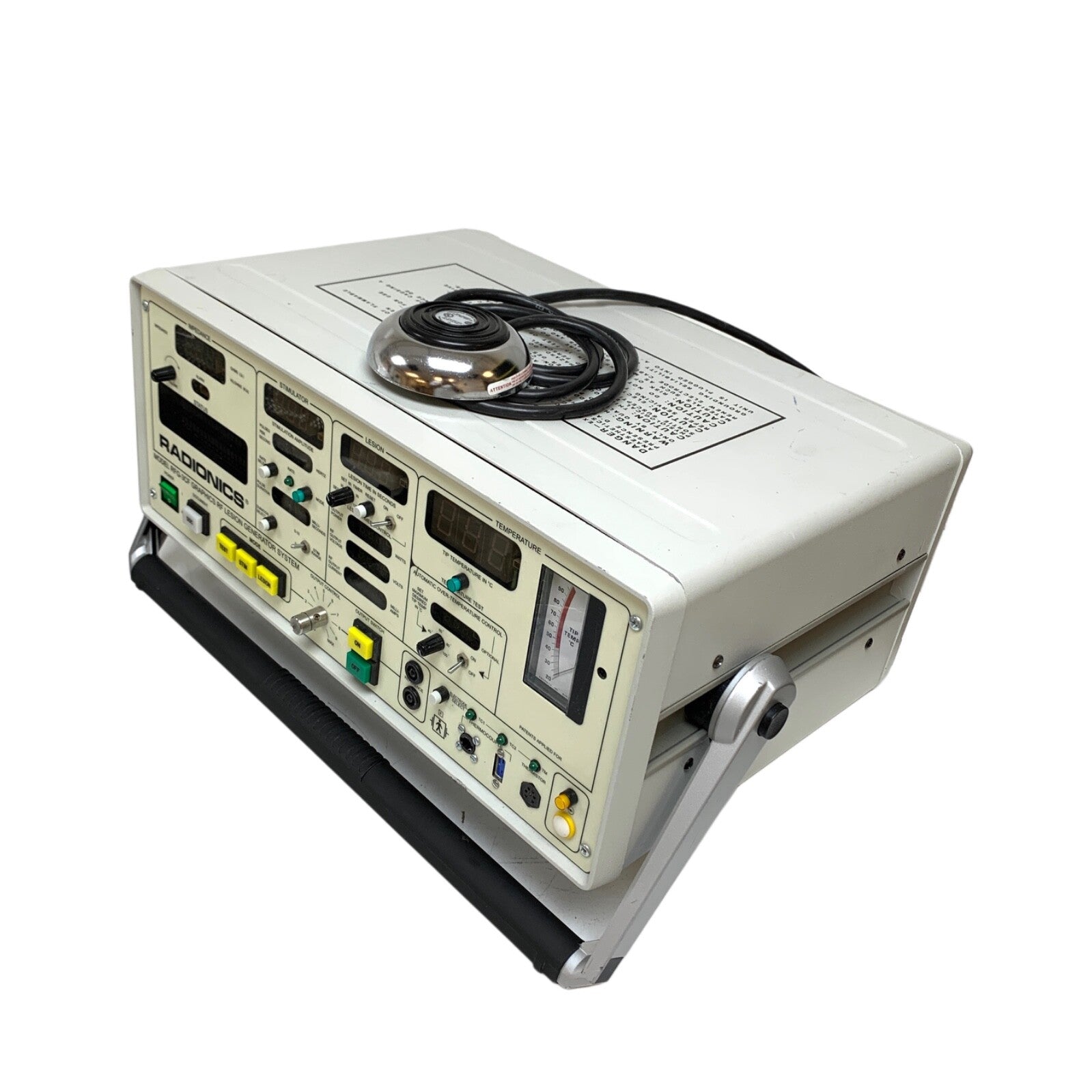Radionics REF RFG-3CF, Graphics RF Lesion Generator System w/ Footswitch