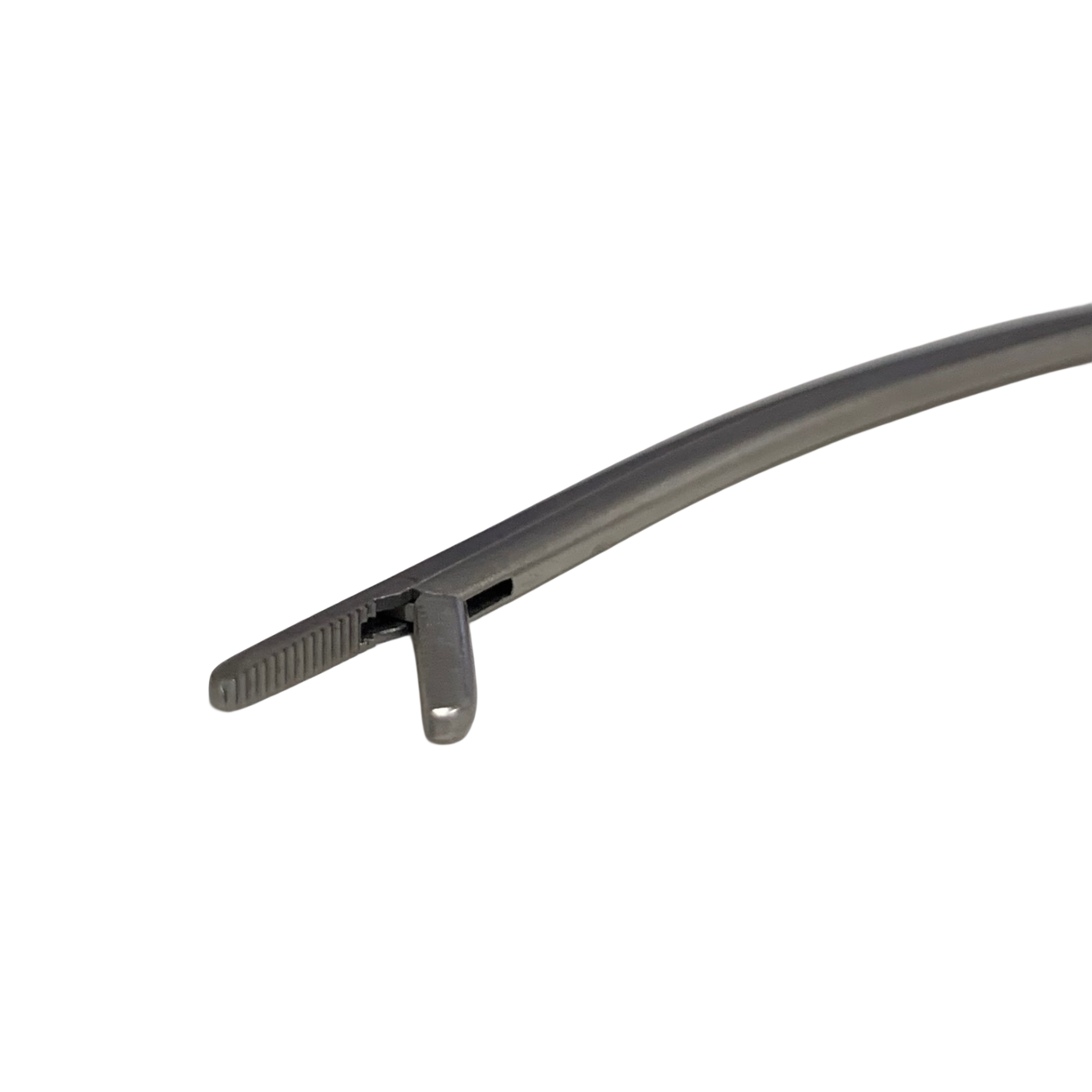 Aesculap MB474R Tendon Pulling Forceps Curved Serrated