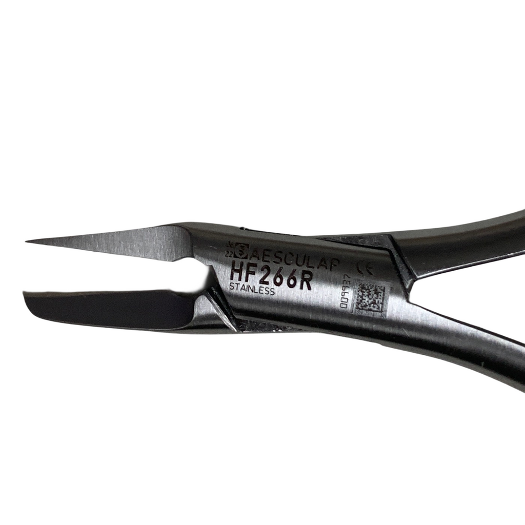 AESCULAP HF266R NAIL SPITTING FORCEPS FOR INGROWN TOE NAILS.