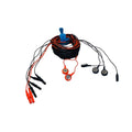 SleepSense Inductive Interface Cable Bundle (3-Pack) - Red & Black