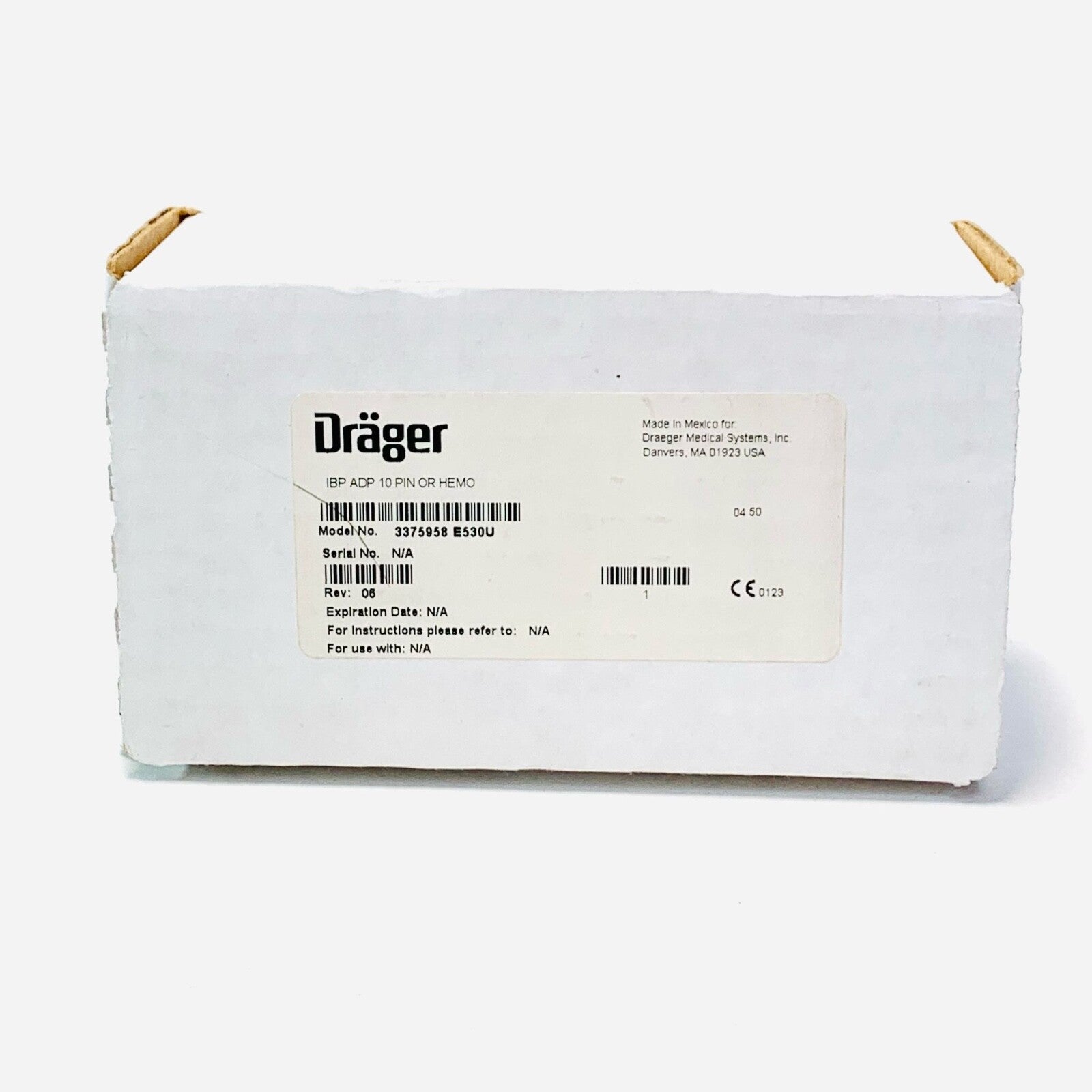 Drager REF 3375958, POD ADAPTER, HEMO/PICCO, 10 PINS