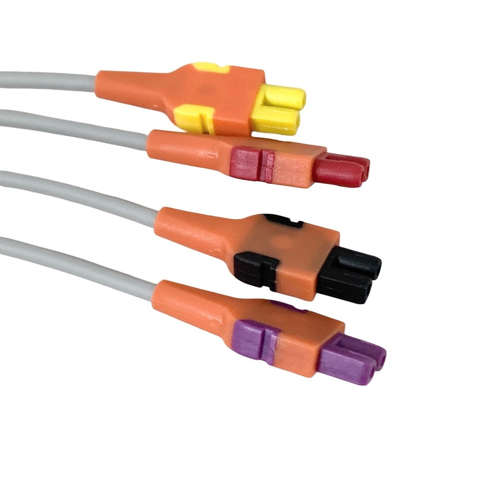 GE REF 2104751-002, ECG Leadwires and Trunk Cables LEADWIRE SET, ADD-ON, BANANA