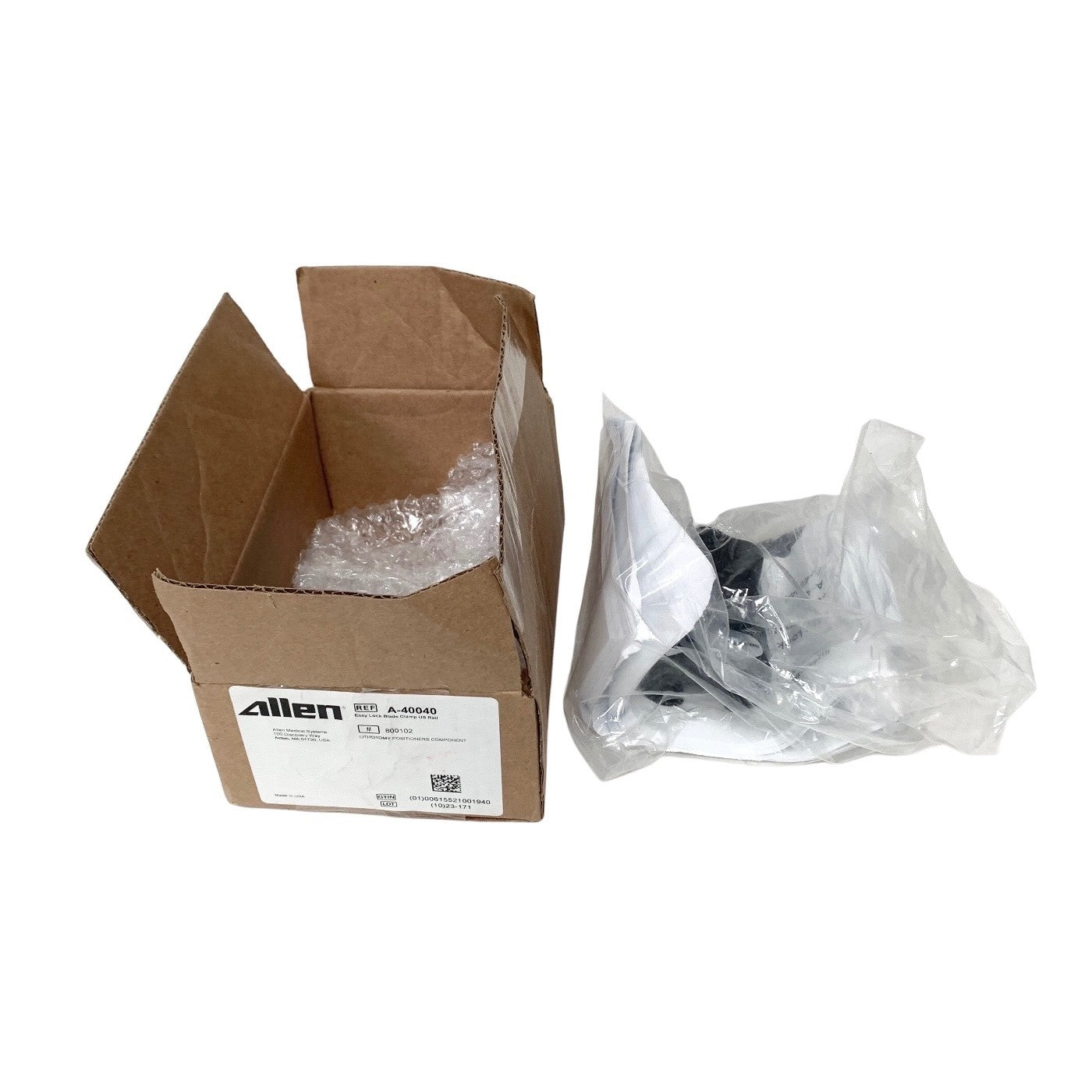 ALLEN REF A-40040, Easy Lock Blade Clamp US Rail,LITHOTOMY POSITIONERS COMPONENT