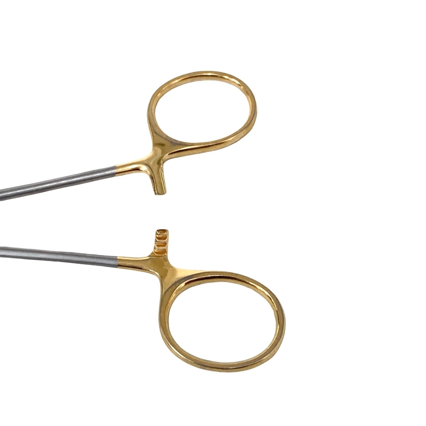 Aesculap Ref BM013R, Mayo Hegar Needle Holder 6" Tungsten Carbide TC Gold Handle