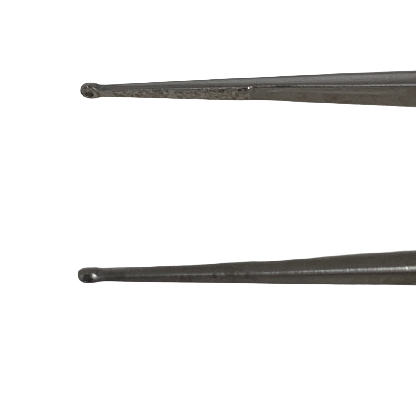 SCANLAN 4004-280 Micro Forceps, round handle, 1mm Diamond Plated ring tips