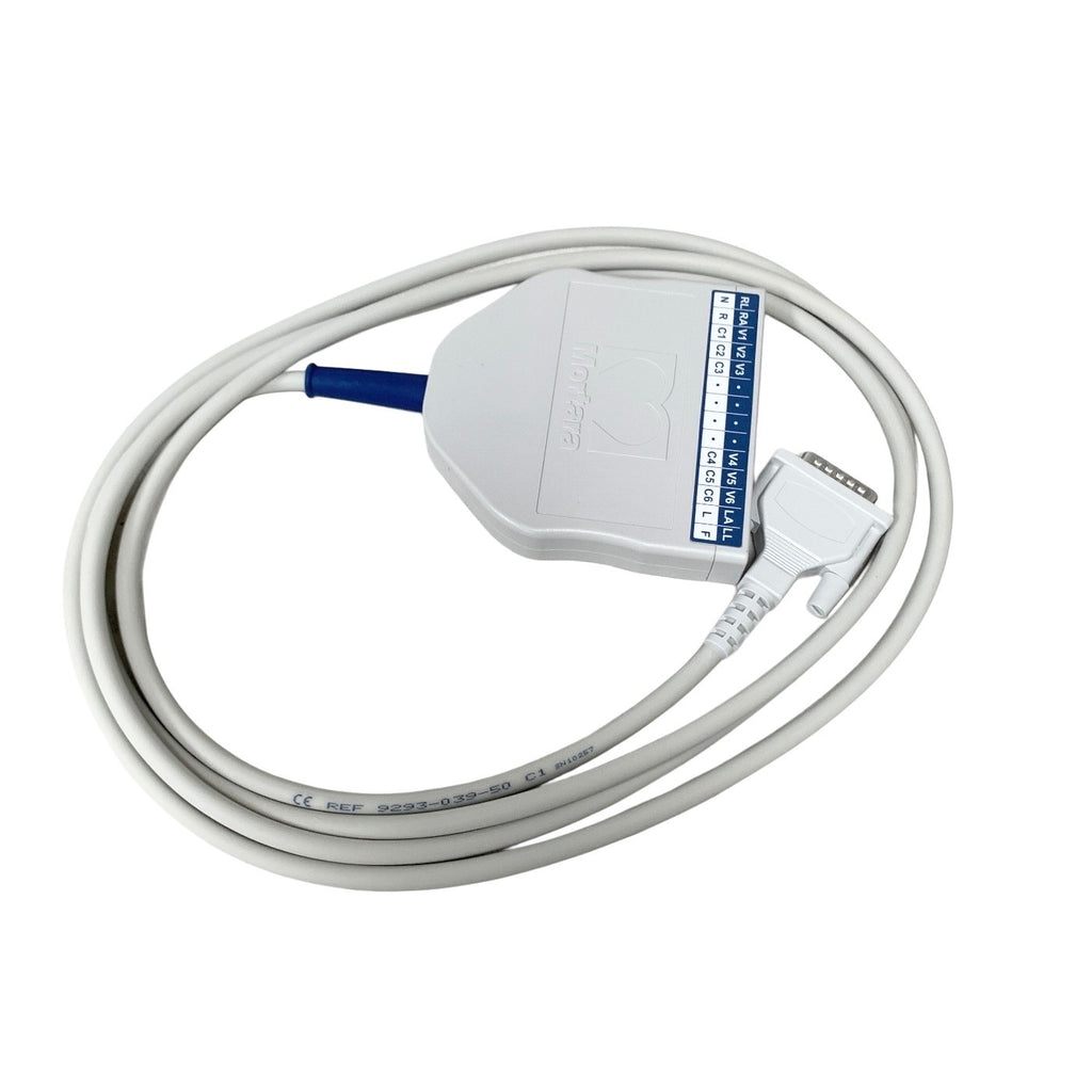 Burdick Ref 9293-039-50, 10 Lead ECG EKG Patient Cable RDS