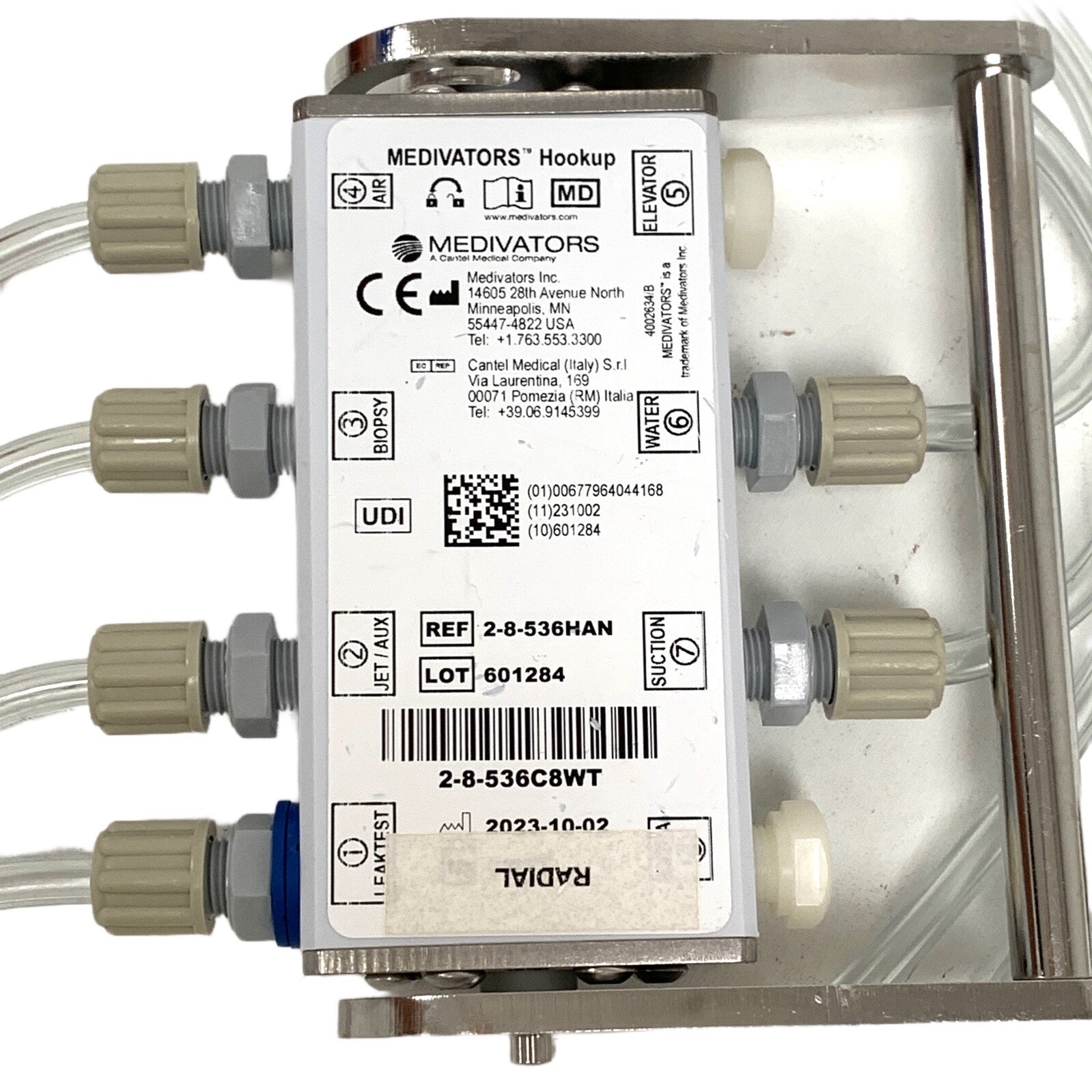 Medivators REF 2-8-536HAN, Hook-up Connector Assembly