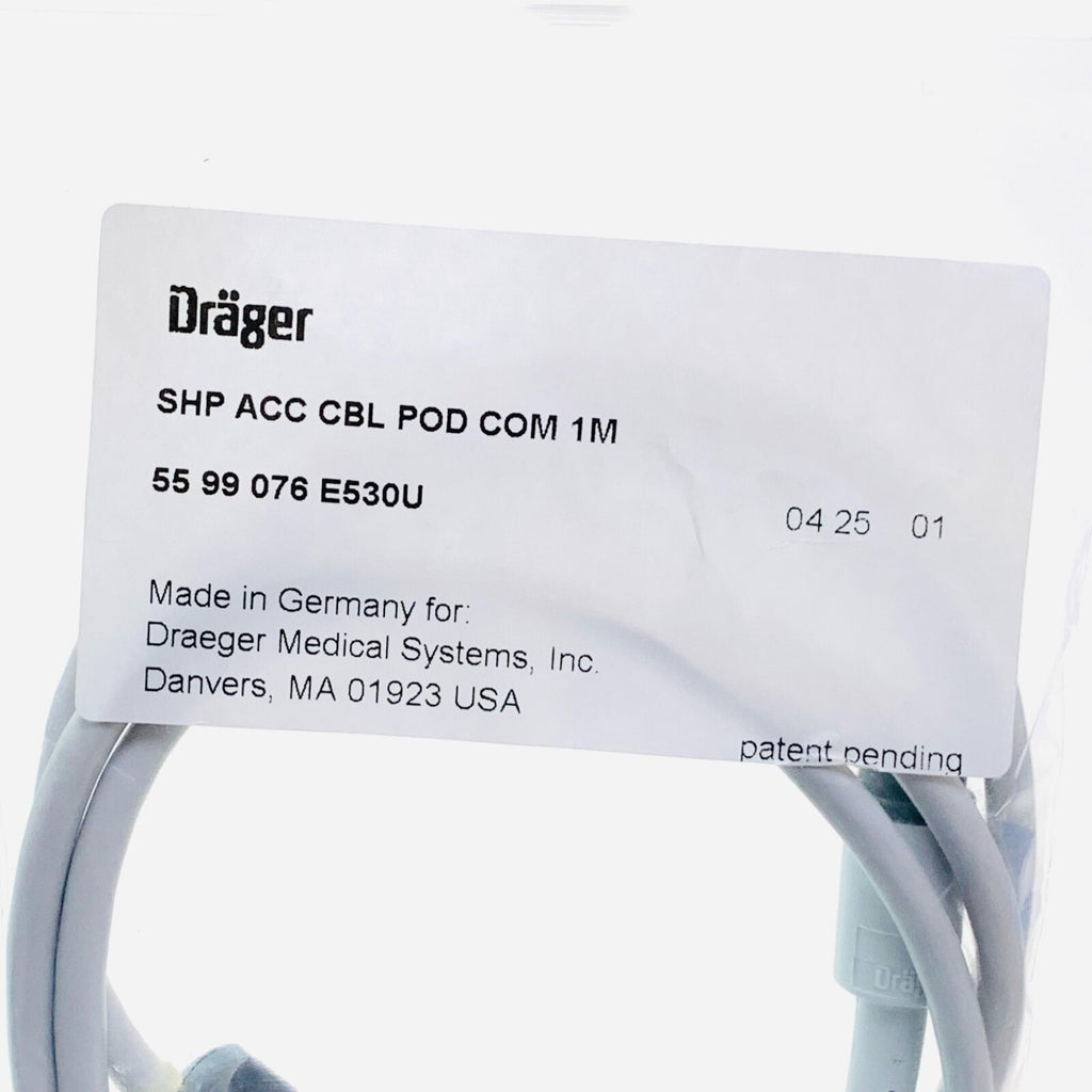 Drager REF 5592535E544U, TPO2/TPCO2 POD W/ CABLE